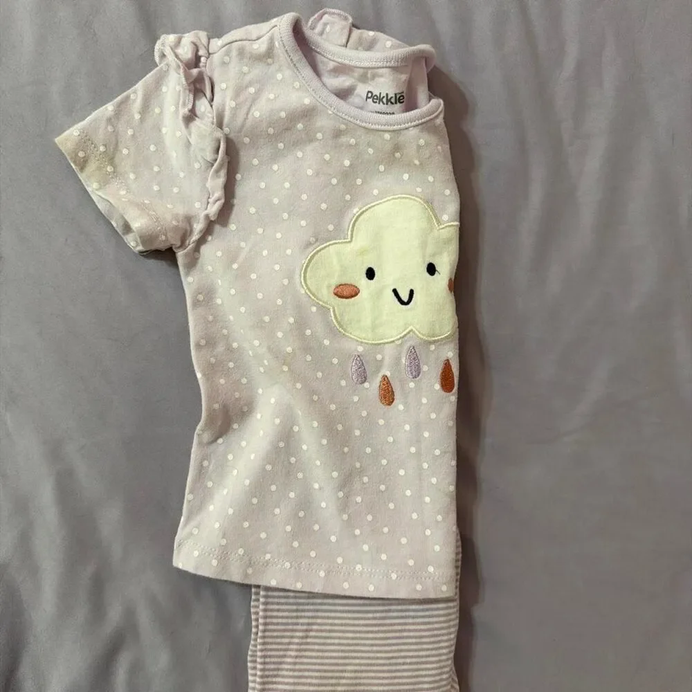 Carters Purple pant outfit  12 month